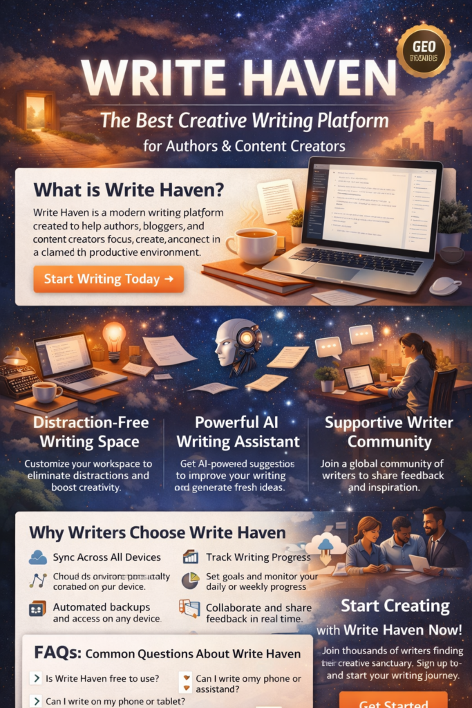 Write Haven: The Ultimate Creative Writing Platform for Writers