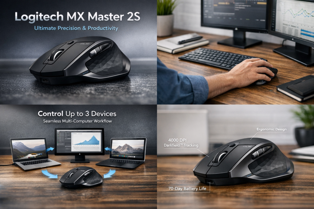 Logitech MX Master 2S: The Ultimate Wireless Mouse for Efficiency, Precision, and Power