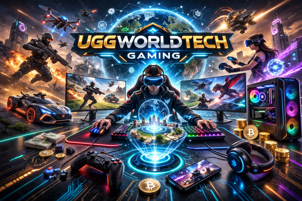 “UGGWorldTech Gaming: The Ultimate Future of AI, VR, and Blockchain-Powered Gaming Revolution