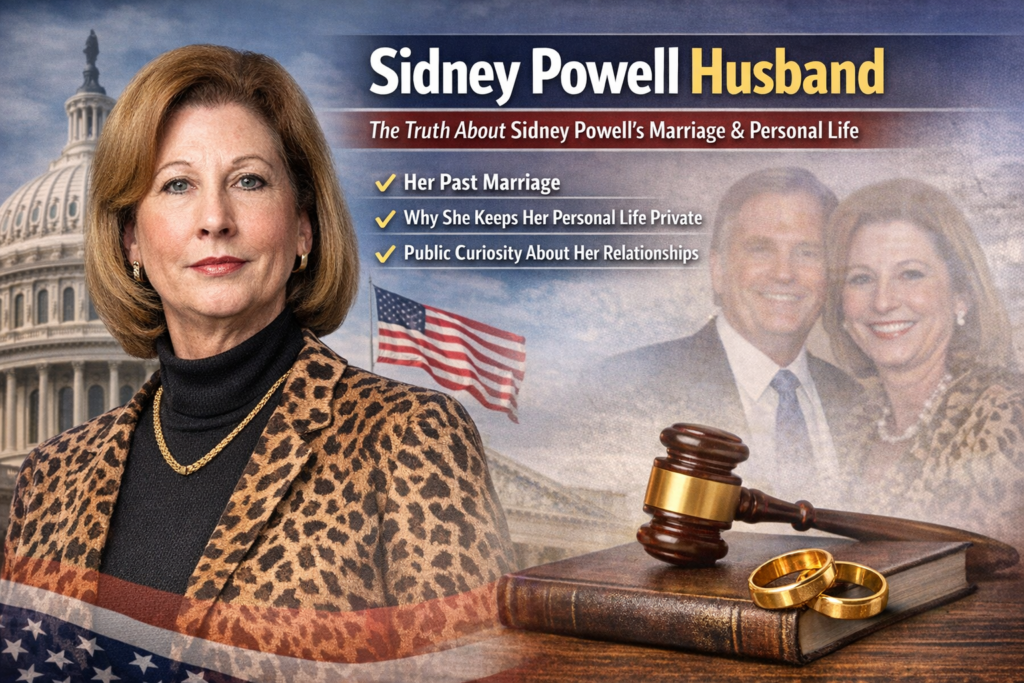 “Sidney Powell Husband: Complete Guide to Her Marriage, Personal Life, Divorce, and Relationships”