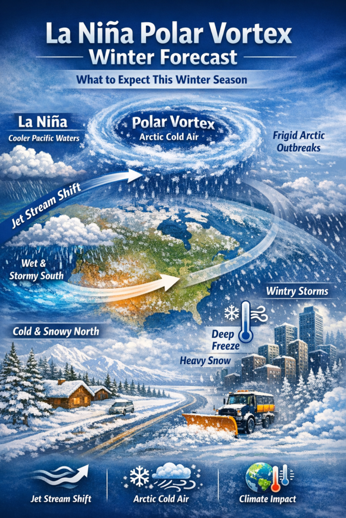 La Niña Polar Vortex Winter Forecast: What to Expect From This Powerful Winter Weather Pattern