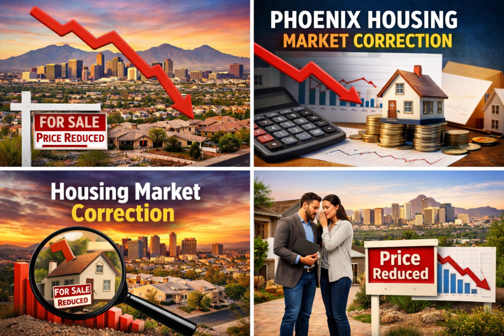 Phoenix Housing Market Correction 2026: Causes, Home Price Trends, Forecast, and Opportunities for Buyers