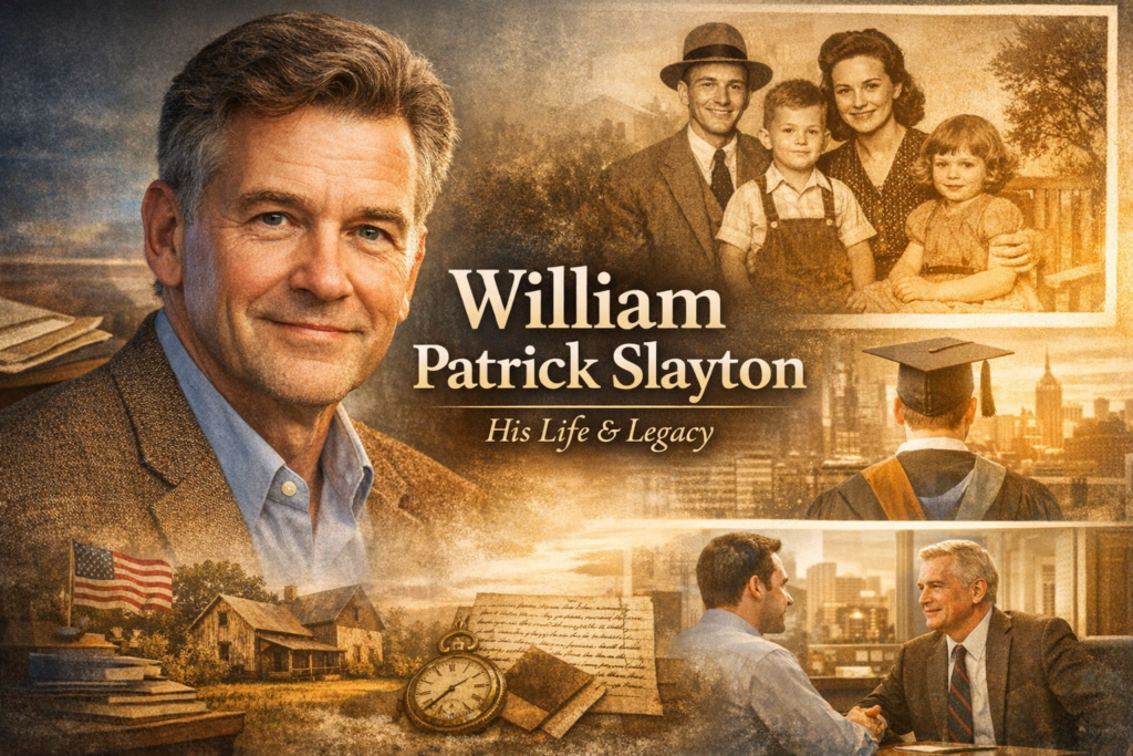 William Patrick Slayton Biography: Everything to Know About His Life, Family, and Legacy