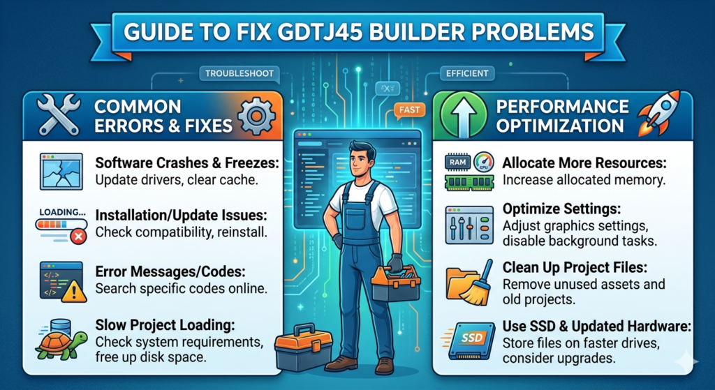 software gdtj45 builder problems